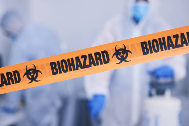 Professional Biohazard Cleanup technician working in Casmalia, CA
